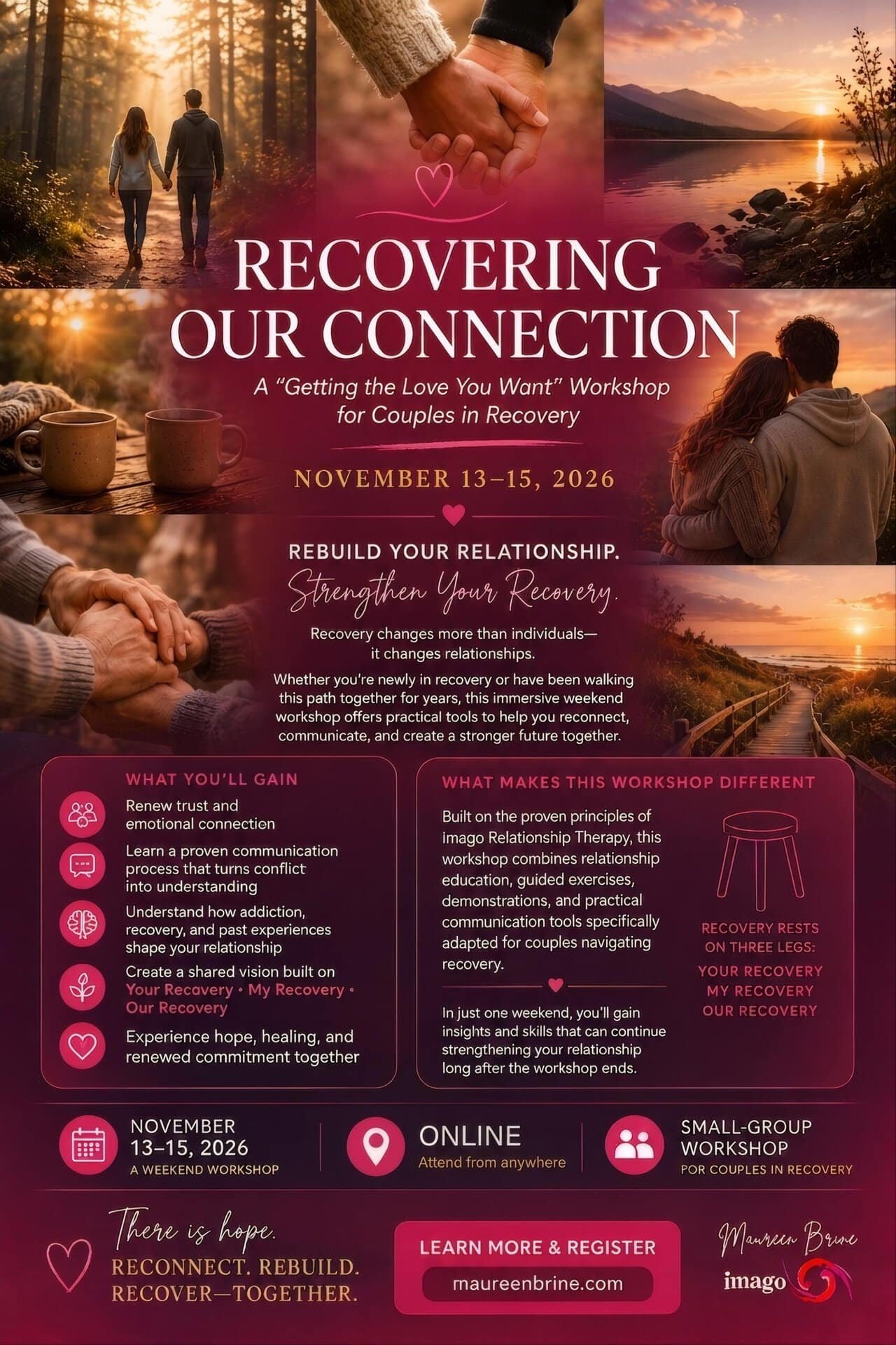 Recovering Our Connection flyer